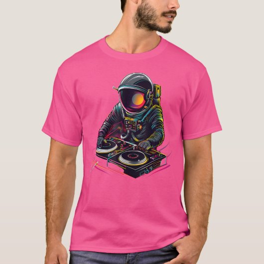 宇宙飛行士Dj.宇宙飛行士Dj-Ingの宇宙 Tシャツ (正面)