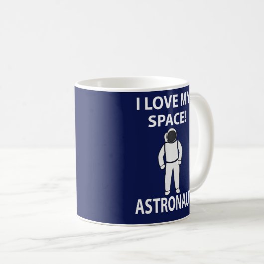 宇宙飛行士Iが大好き宇宙 コーヒーマグカップ (正面右)