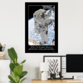 宇宙飛行士J.セラースペースウォークNASA STS-112 ポスター (ホームオフィス)