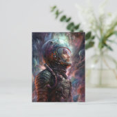 宇宙飛行士SFアート ポストカード (スタンド正面)