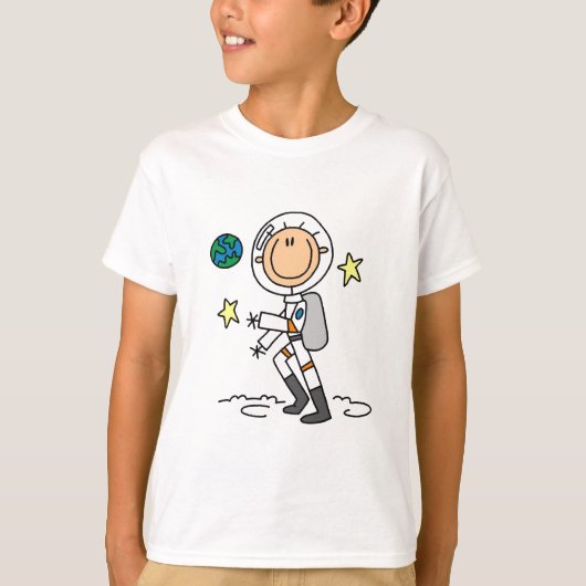 宇宙飛行士Tシャツとギフトの基本 Tシャツ (正面)