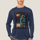 宇宙飛行士Tシャツ もっとスペースが欲しい トライブレンドTシャツ (正面)