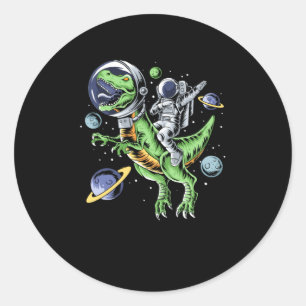 宇宙飛行士Tレックス恐竜アストロTレックス宇宙 ラウンドシール