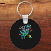 宇宙飛行士Tレックス恐竜 キーホルダー (正面)