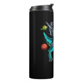 宇宙飛行士Tレックス恐竜 タンブラー (回転左)