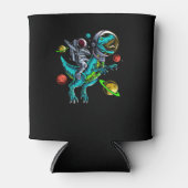 宇宙飛行士Tレックス恐竜 缶クーラー (正面)