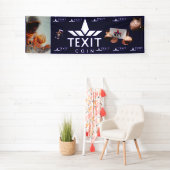 宇宙飛行士TXCとのTeXit Coin公式ロゴ 横断幕 (インサイチュ)