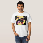 宇宙飛行船の創造的なデザインのTシャツ Tシャツ (正面フル)
