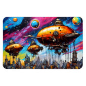 宇宙飛行船 マグネット (横)