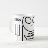 宇宙食品 コーヒーマグカップ (正面左)