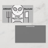 宇宙食品 名刺 (正面/裏面)