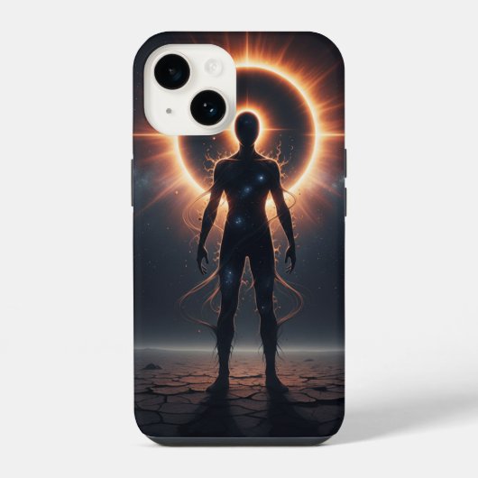 宇宙食iPhone 14ケースシテリア体 iPhoneケース (裏面)