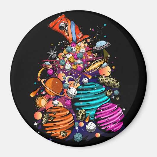 宇宙飴 マグネット (正面)