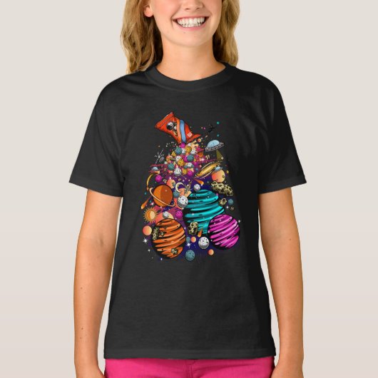 宇宙飴 Tシャツ (正面)