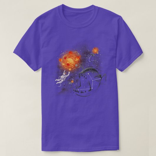 宇宙餌 Tシャツ (デザイン正面)