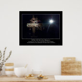 宇宙駅のクローズアップ国際的ビュー ポスター (キッチン)