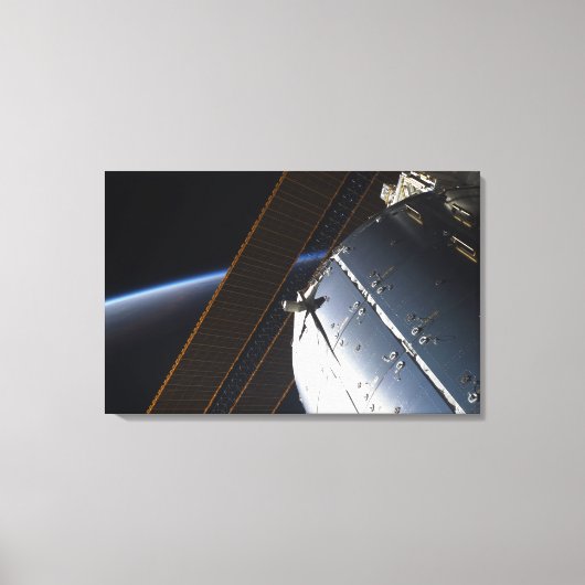 宇宙駅国際的の一部 キャンバスプリント (正面)