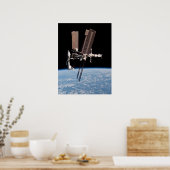 宇宙駅国際的及びエンデバーの見解 ポスター (キッチン)