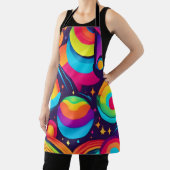 宇宙鮮やか万華鏡のように千変万化するパターン エプロン (インサイチュ)