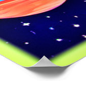 宇宙鮮やか芸術 ポスター (角)