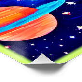 宇宙鮮やか芸術 ポスター (コーナー)