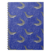 宇宙鯨類手帳スターリースカイアートホエールジャーナル ノートブック (正面)