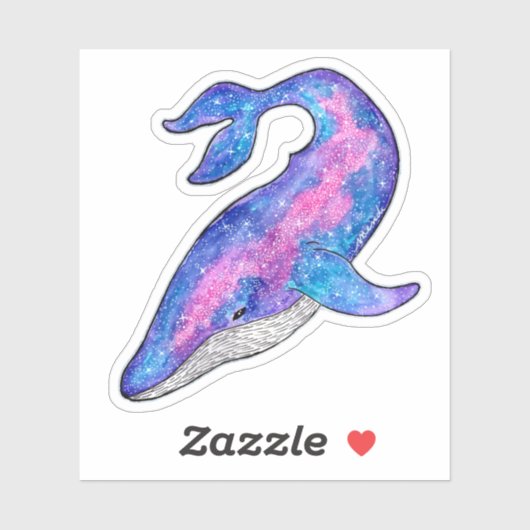 宇宙鯨 シール (シート)