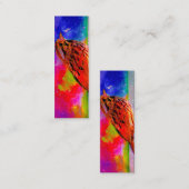 宇宙鳥のドリームスケープのブックマーク スキニー名刺 (正面/裏面)