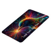 宇宙鳥の交響楽団かわいい鳥の宇宙 マグネット (左側)