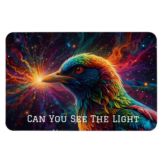 宇宙鳥の交響楽団かわいい鳥の宇宙 マグネット (横)