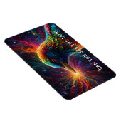 宇宙鳥の交響楽団かわいい鳥の宇宙 マグネット (右側)