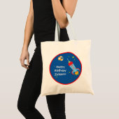 宇宙1つの誕生日のトートバック トートバッグ (正面(商品))