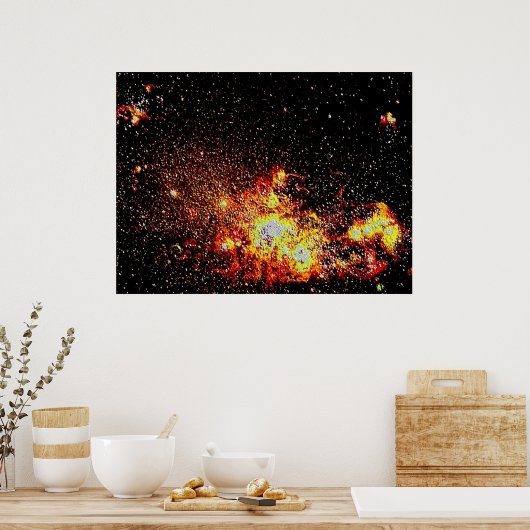 宇宙1エナメル ポスター (キッチン)