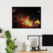 宇宙1エナメル ポスター (ホームオフィス)