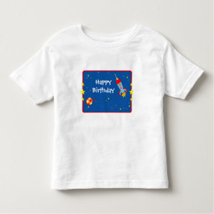 宇宙1枚の誕生日のTシャツ トドラーTシャツ