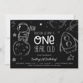 宇宙1st誕生日 – ヒューストン招待状 招待状 (正面)