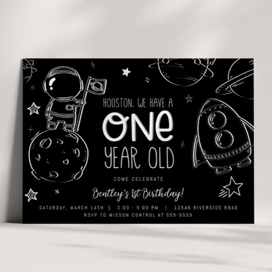 宇宙1st誕生日 – ヒューストン招待状 招待状