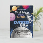 宇宙1thバースデーファーストリップザのまわりにムーン 招待状 (スタンド正面)