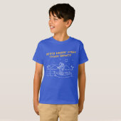 宇宙2より魚が多い Tシャツ (正面フル)