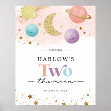 宇宙2月2日の誕生日ウェルカムサイン