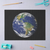 宇宙23"からの惑星の地球ティッシュペーパーを包みます 薄葉紙 (クラフト)