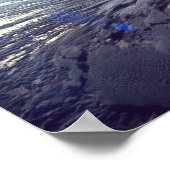 宇宙3から見た地球 ポスター (角)