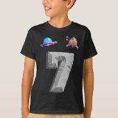 宇宙321ブラストオフ7th誕生日パーティー tシャツ (正面)