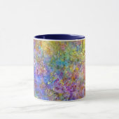 "宇宙"のマグのファインアートのカラフル マグカップ (中央)