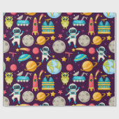 宇宙/エイリアン ラッピングペーパー (フラット)