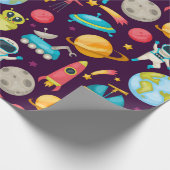宇宙/エイリアン ラッピングペーパー (角)