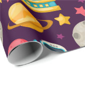 宇宙/エイリアン ラッピングペーパー (ロールコーナー)