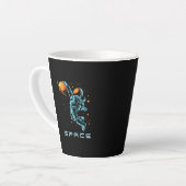 宇宙 カフェラテマグ (左アングル)