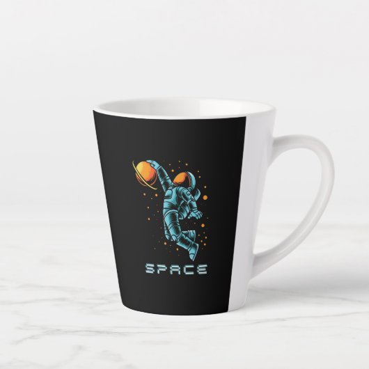 宇宙 カフェラテマグ (右)