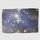 宇宙 カリーナ星雲 ダイヤモンド 星 in ハッブル ゴルフタオル (横)